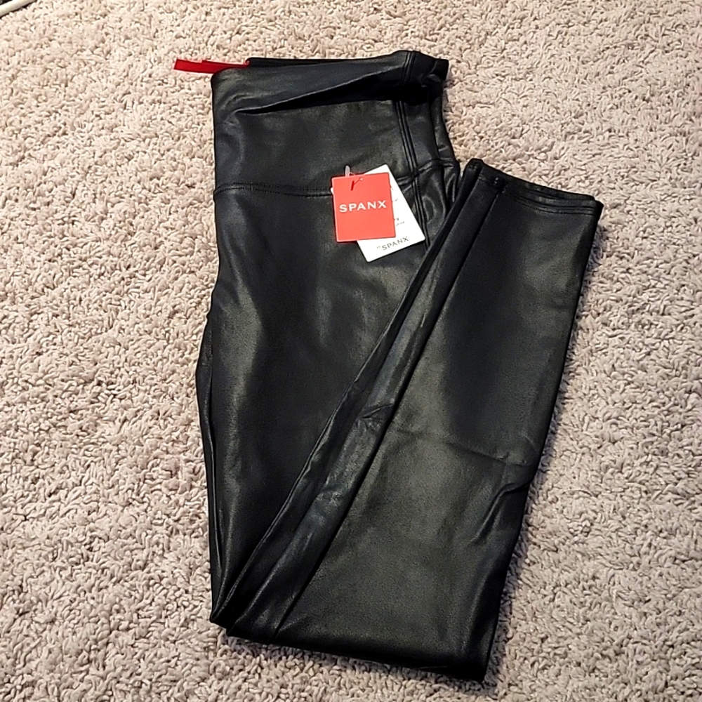 Spanx Faux Leather Leggings